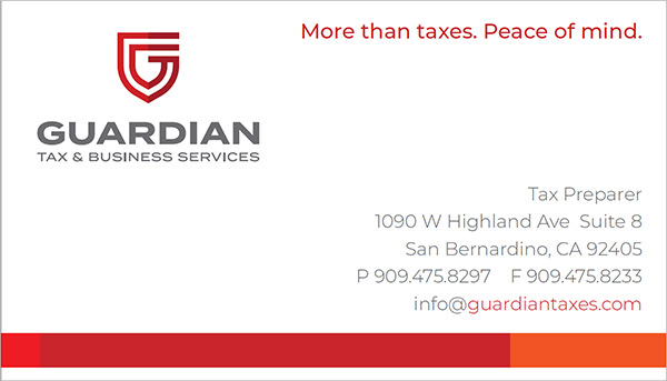businesscard Guardian Tax businesscard