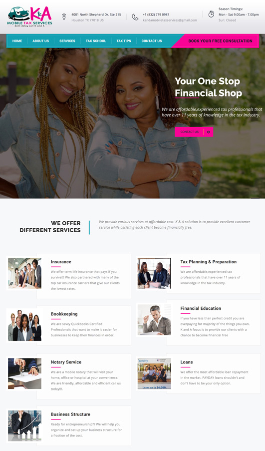 kanda-website K and A website