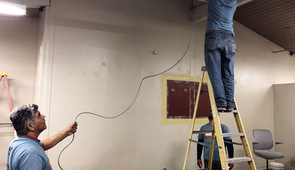 Office-Makeover---installing-conduit Office Makeover - installing conduit